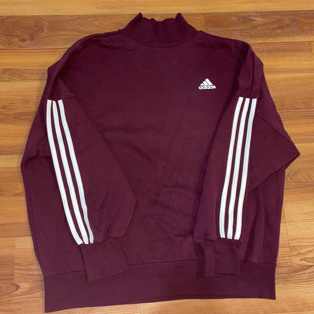 Womens Adidas Mockneck Crew